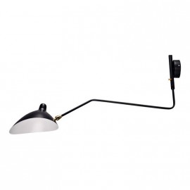 Serge Mouille MCL 1 arm rotating wall lamp