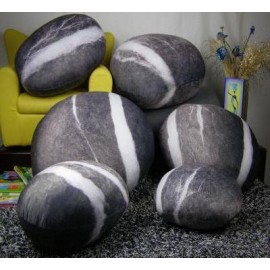 Collection Fixed star design Rock cushion pouf set of 6pcs