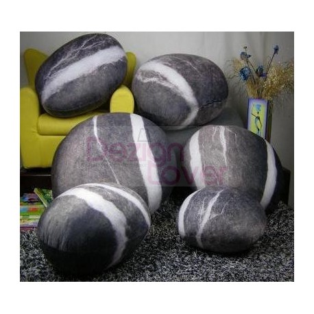 Collection Fixed star design Rock cushion pouf set of 6pcs