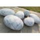 Collection Mercury design Rock cushion pouf set of 6pcs