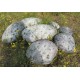 Collection Venus design Rock cushion pouf set of 6pcs