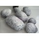 Collection Venus design Rock cushion pouf set of 6pcs