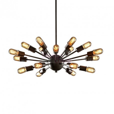Industrial Vintage Sputnik chandelier 18 lights
