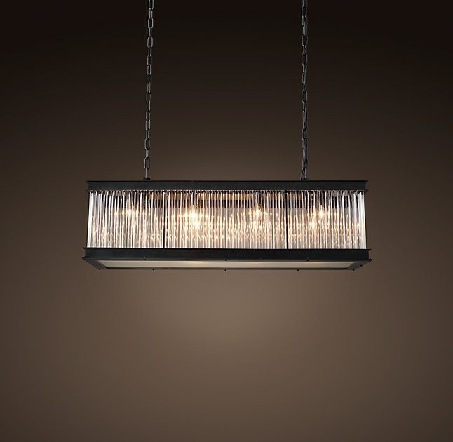 Rh 1920s Es Crystal Rod Rectangular By Restoration Hardware A Rh 1920s Es Crystal Rod Rectangular By Restoration Hardware A Chandelier Design On Dezignlover Com