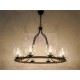 Industrial nordic style Bubble Iron Chandelier design