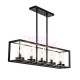 Industrial Loft Glass Rectangular pendant lamp