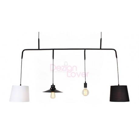 Vialattea pendant lamp design with edison bulbs