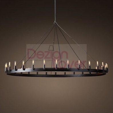 Blog Dezign Lover : Lustres chandeliers de style industriel pour une décoration Vintage et Rétro