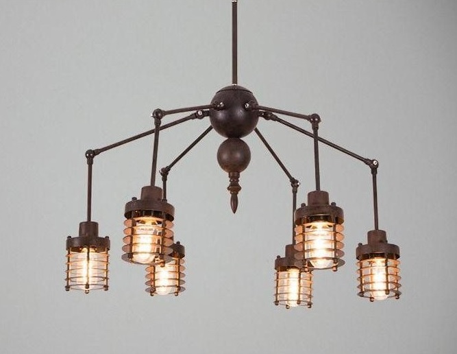 Blog Dezign Lover : Lustres chandeliers de style industriel pour une décoration Vintage et Rétro